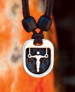 Metal Ice iron cross pendant
