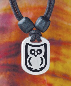 Owl Pewter Pendant